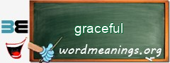 WordMeaning blackboard for graceful